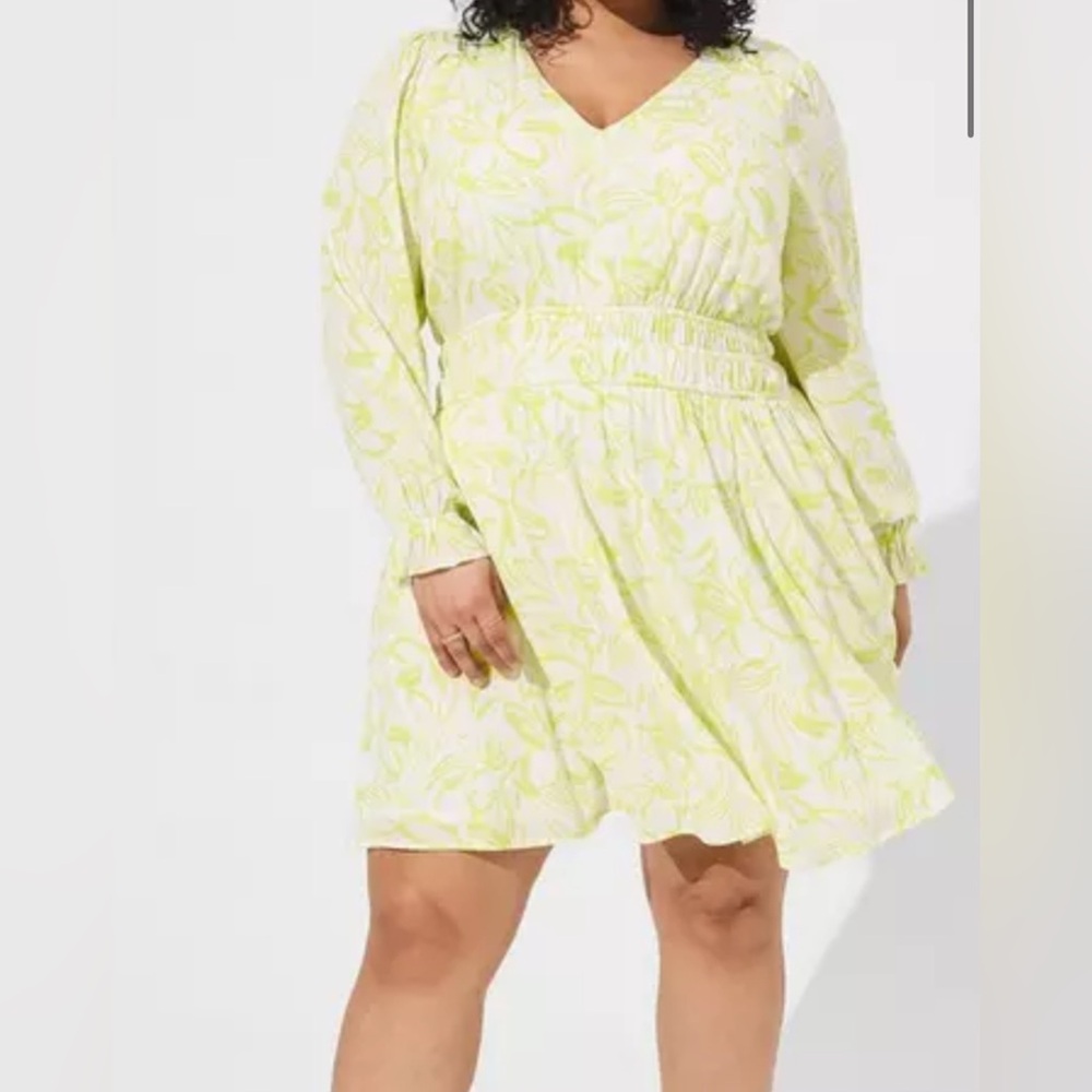 Torrid  floral mini dress 1X